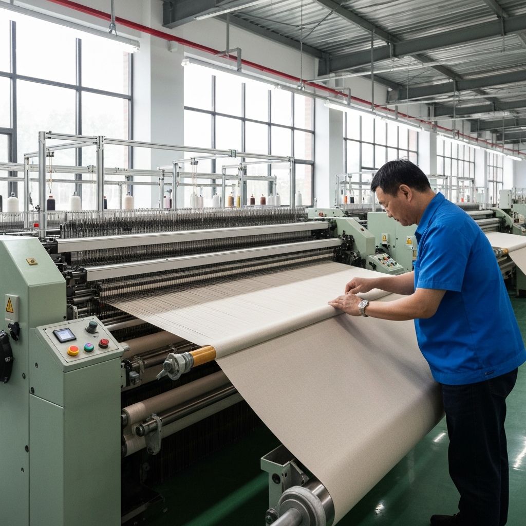 Modern textile production facility